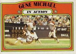 1972 Topps Baseball Cards      714     Gene Michael IA